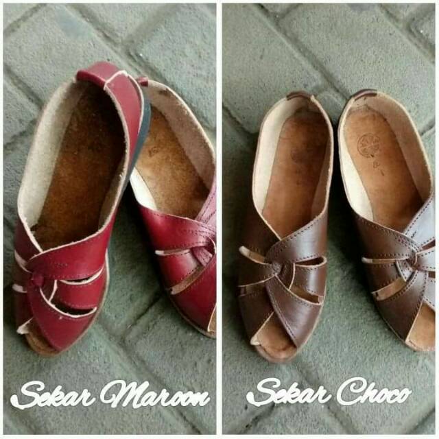Sepatu Kulit Sapi Asli Sekar