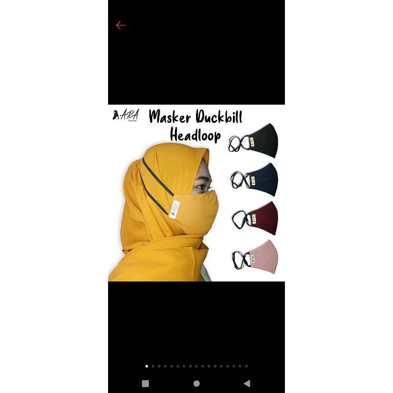 Masker Duckbill Ara
