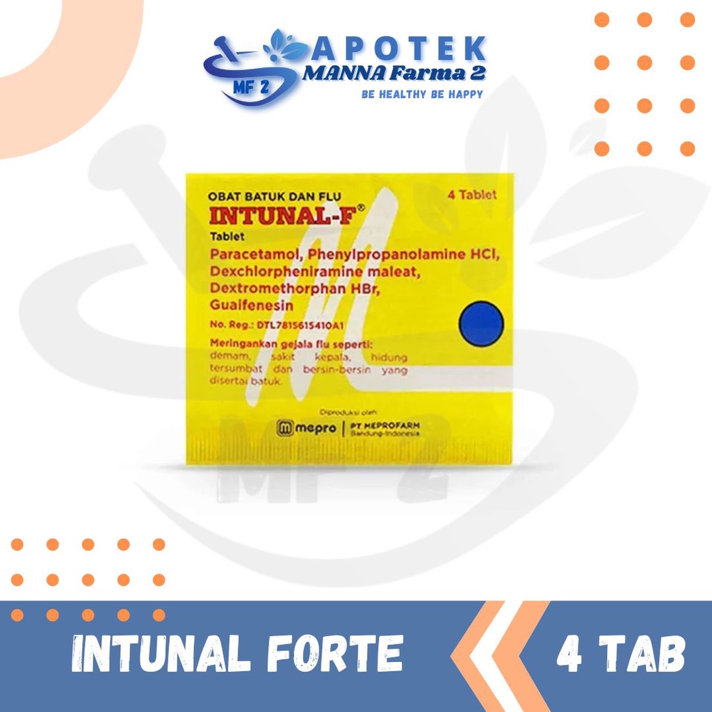 INTUNAL F TABLET (PER STRIP @4TABLET)