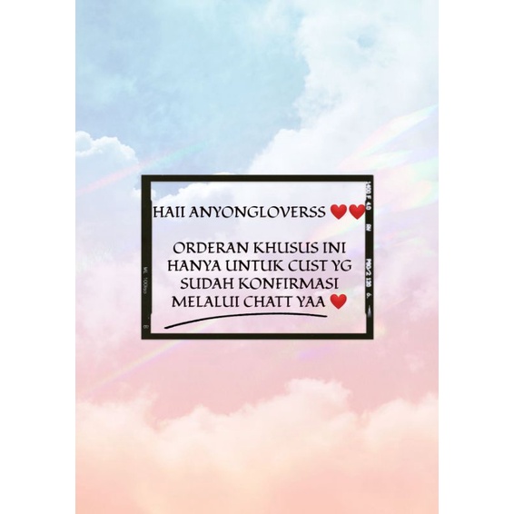 Orderan Khusus