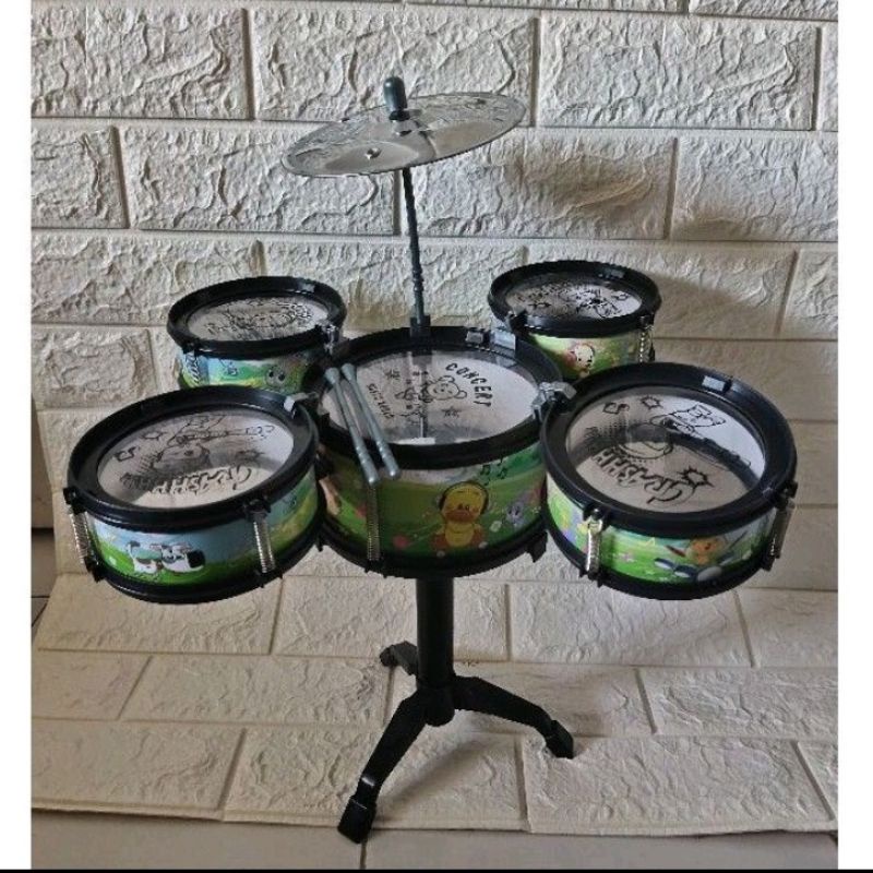 mainan drum set 5in1