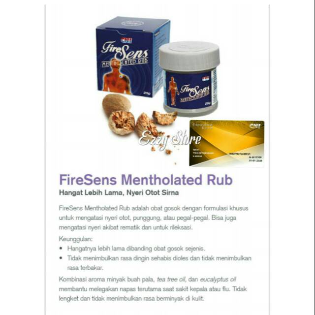 CNI Firesens Mentholated Rub