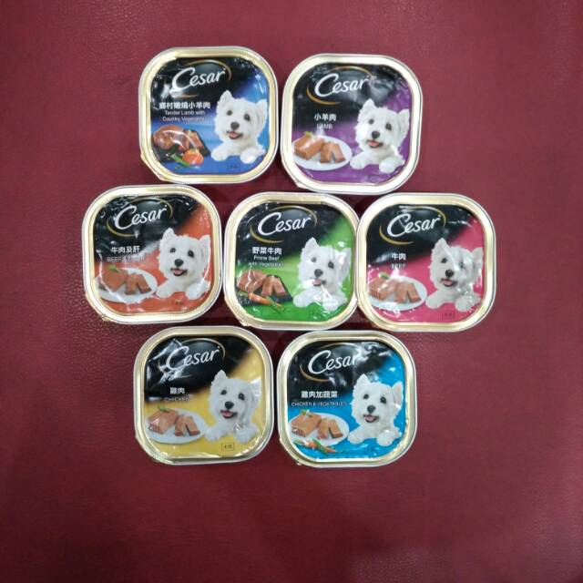 Makanan Basah Anjing Cesar 100gr