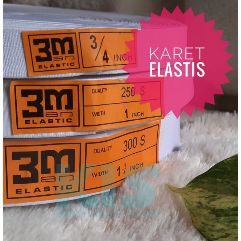 Karet Elastis High Quality 2cm, 2.5cm, 3cm