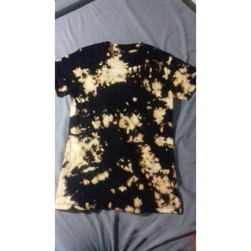 baju tie dye hitam murah