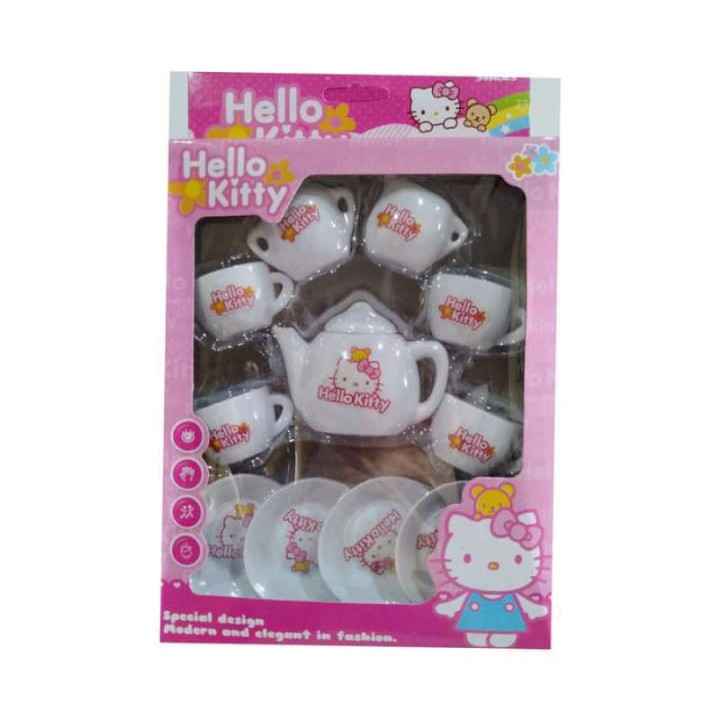 Mainan Cangkir Teh Set Mini Hello Kitty