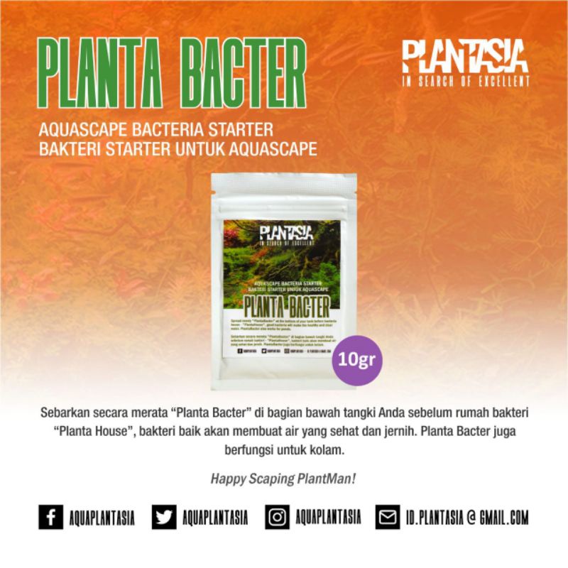 bacteri starter aquascape Planta bacter.