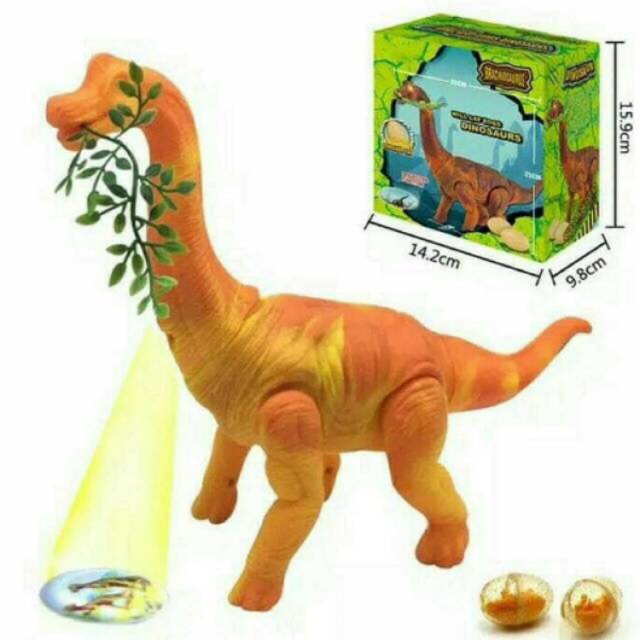 Mainan Dinosaurus Brachiosaurus Dino bertelur