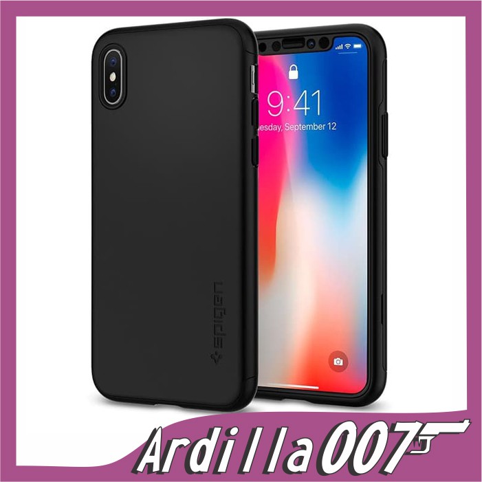 SPIGEN Thin Fit 360 iPhone X Case - Black