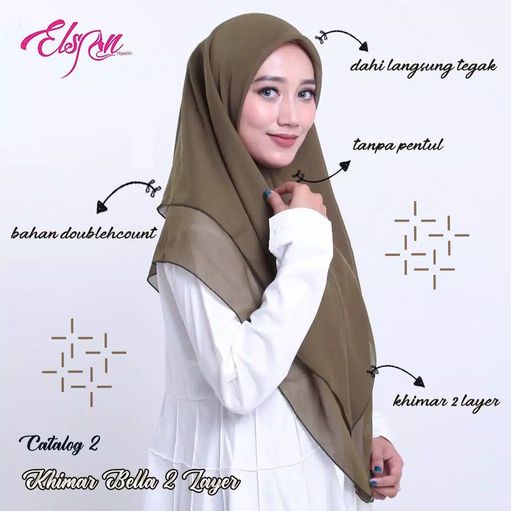 JILBAB KHIMAR MAT DOUBLEHYCON 2 LAYER KATALOG 2