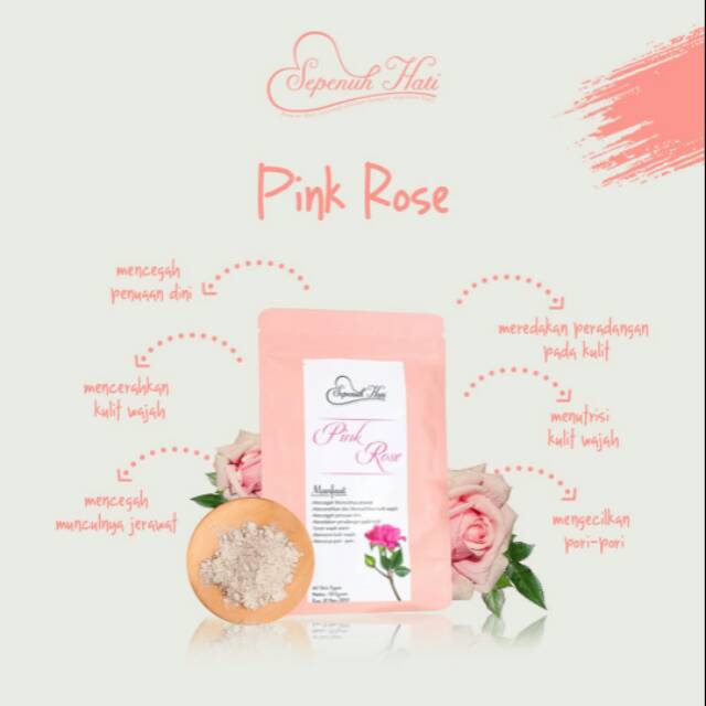 Pink Rose Mask