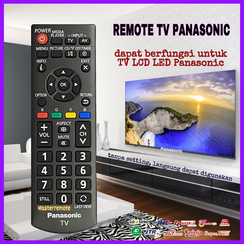REMOT REMOTE TV PANASONI LCD LED (INPUT)