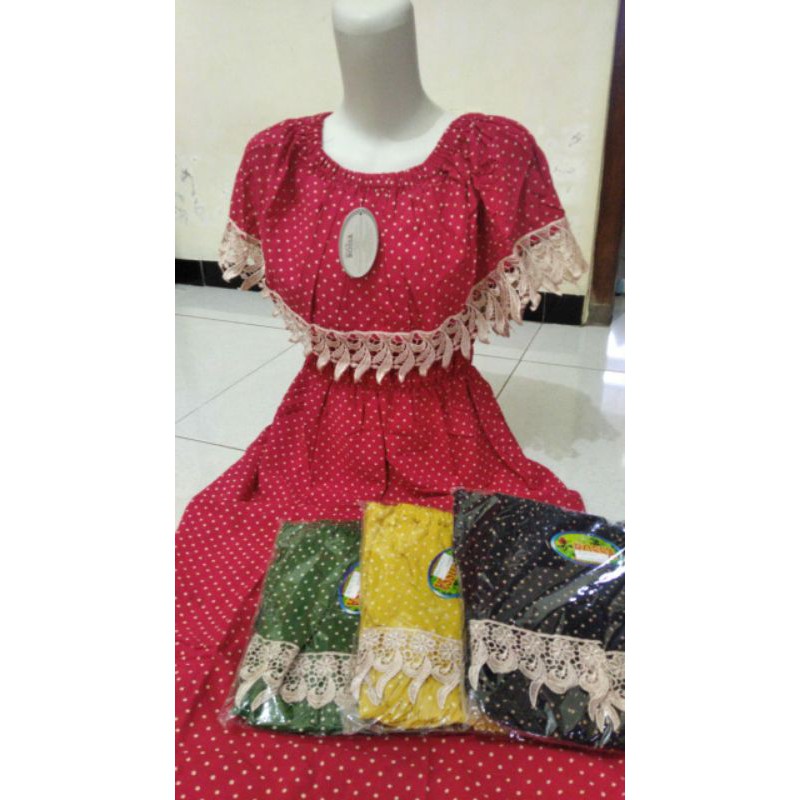 daster smoke renda motif