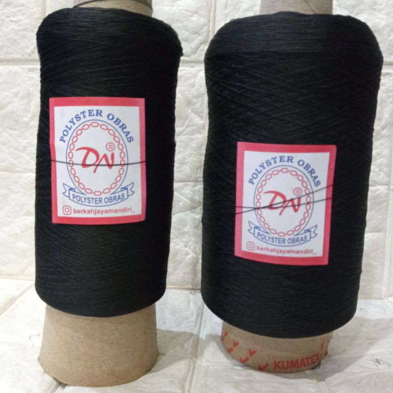 BENANG POLYESTER OBRAS (Hitam)
