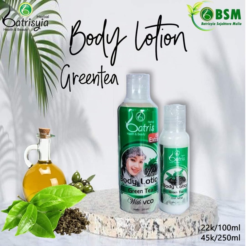Body lotion greentea 250ml