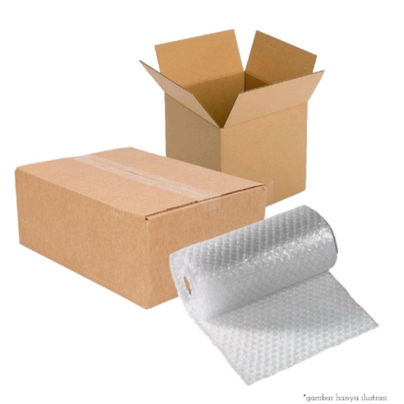 Extra Kardus Dan Bubblewrap