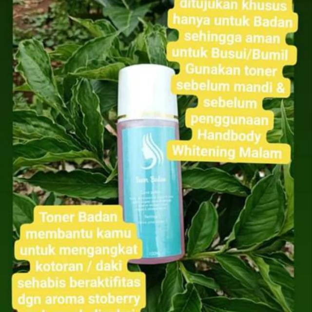 Toner badan super extra lemon