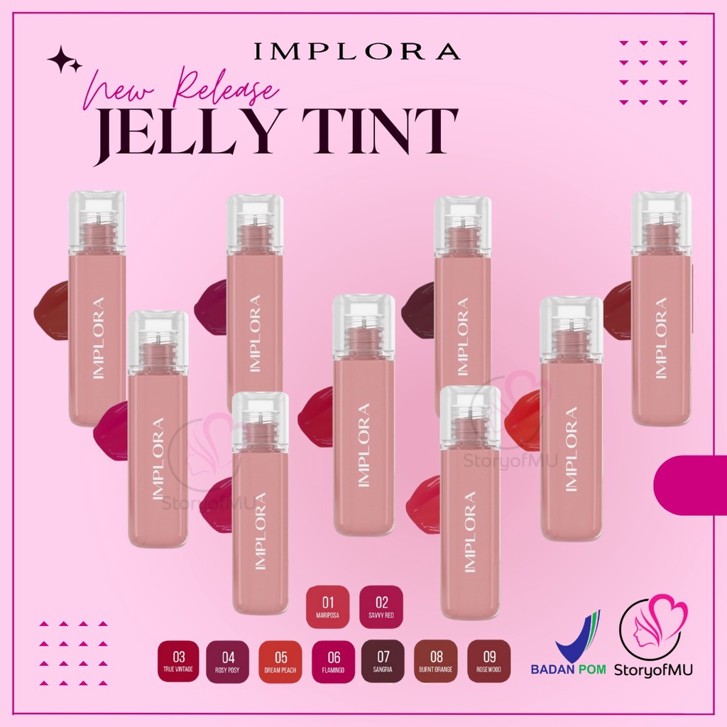 IMPLORA Glossy Plumpy Jelly Tint - LipTint
