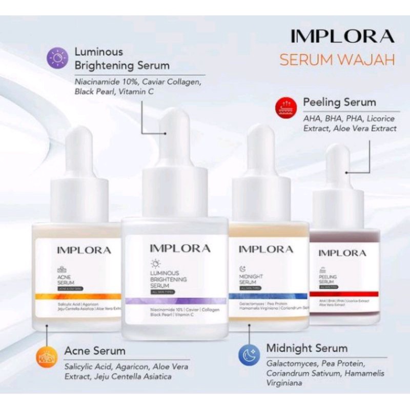 IMPLORA SERUM WAJAH - FACE SERUM