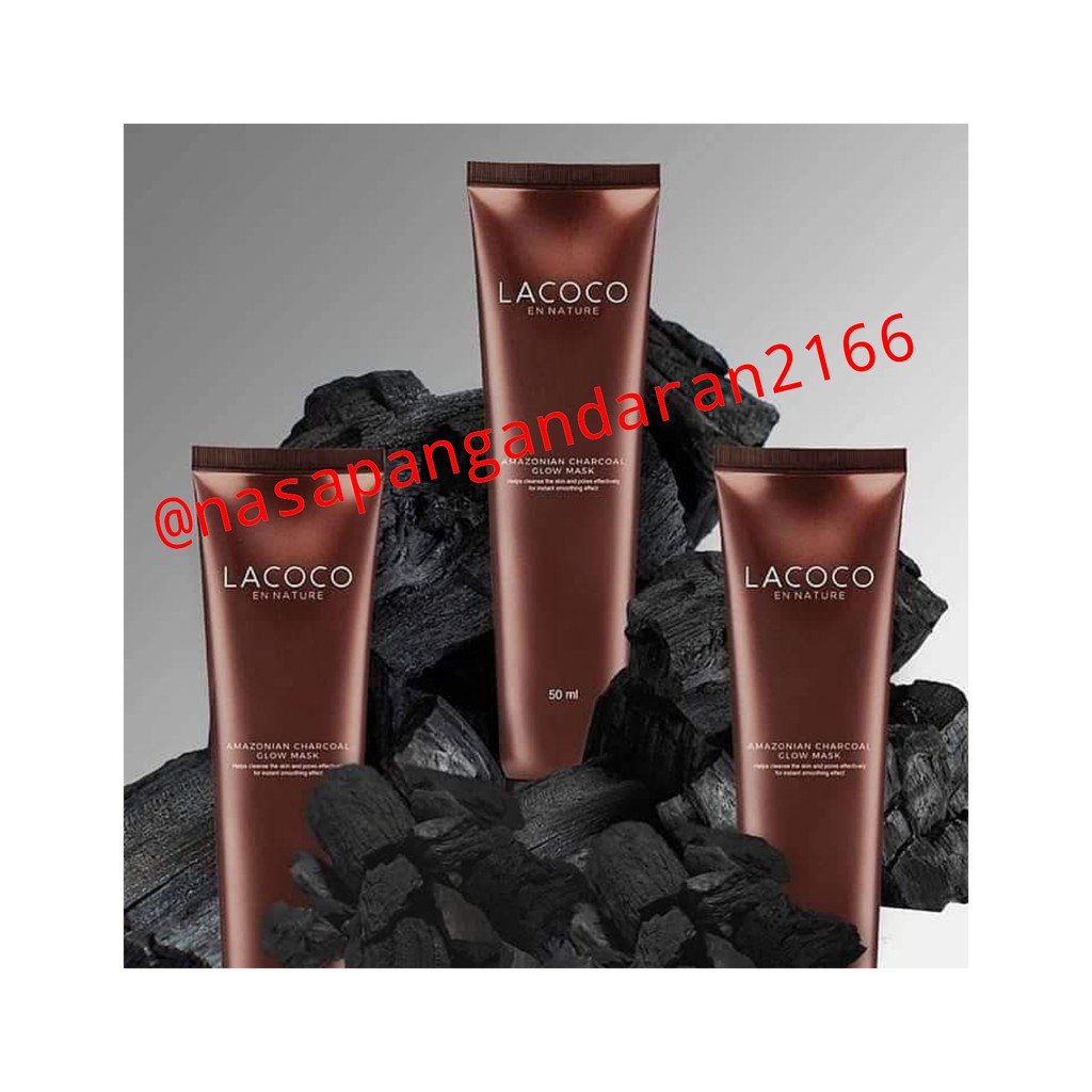LACOCO Amazonian charcoal glow mask