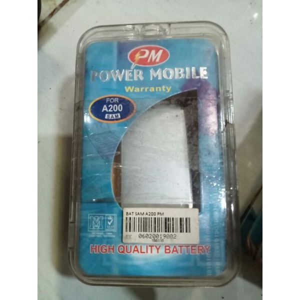 battery samsung a200 double power