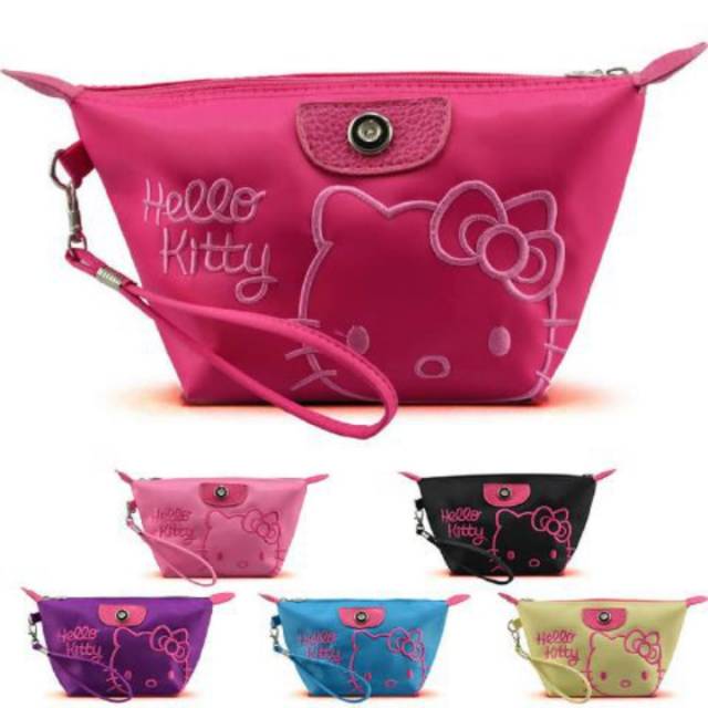 Tas kosmetik hellokity bordir
