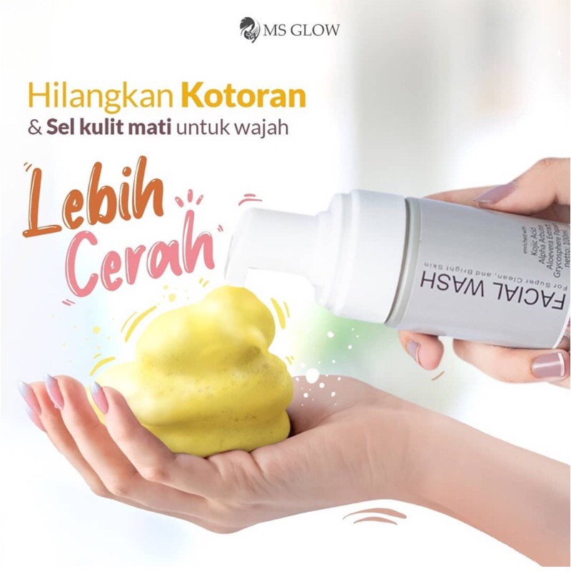 facial foam msglow