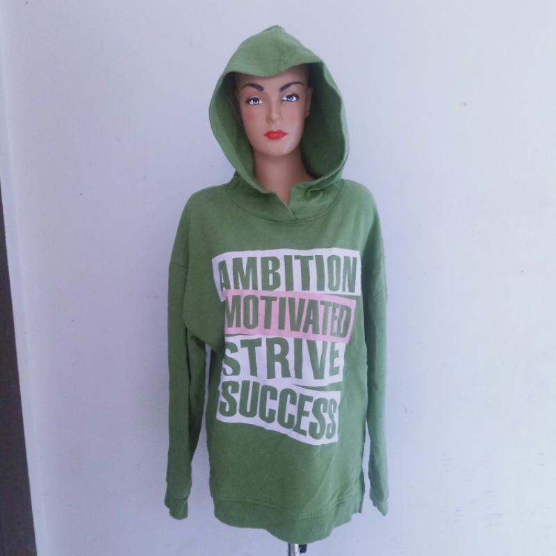 Green hoodie