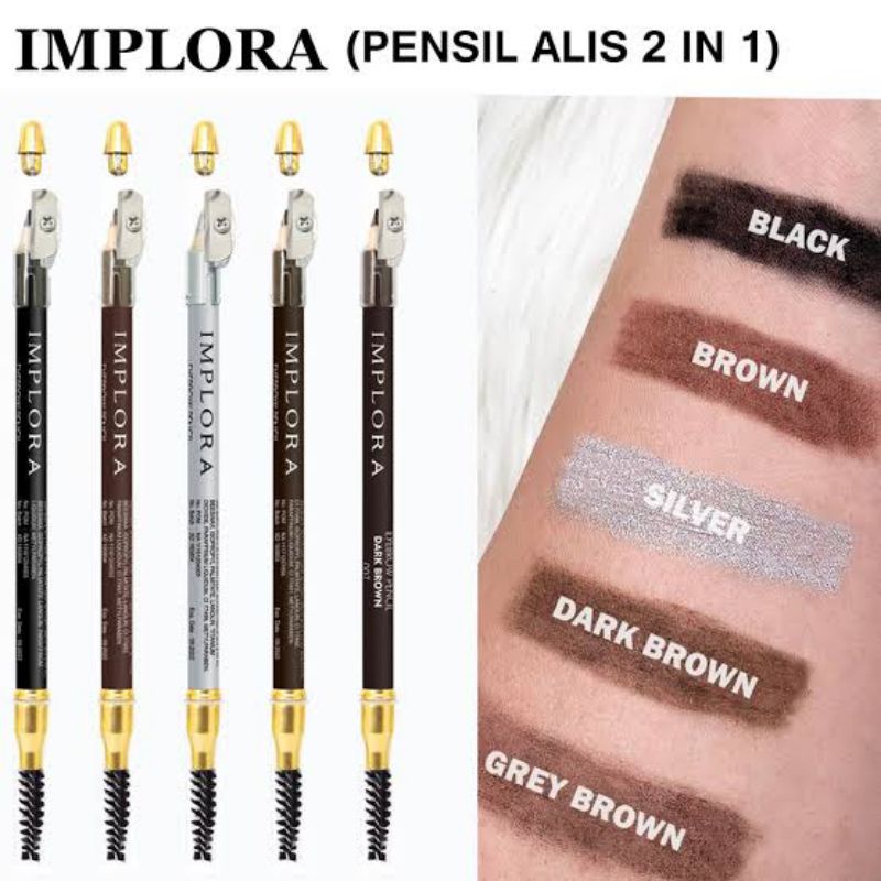 pensil alis implora berbagai macam dan bisa cod