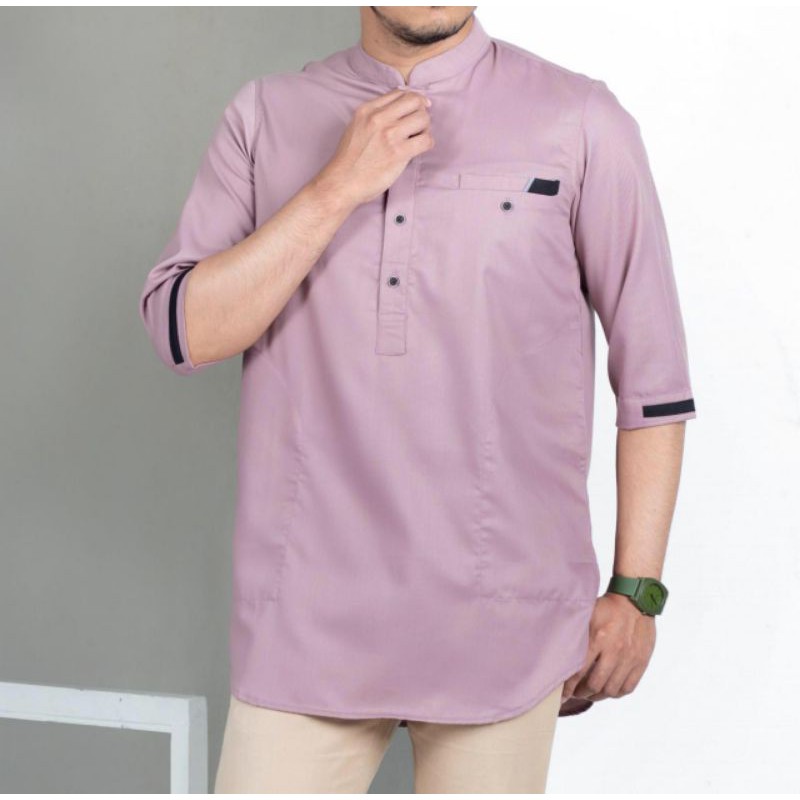 Baju Koko Kurta Lilac