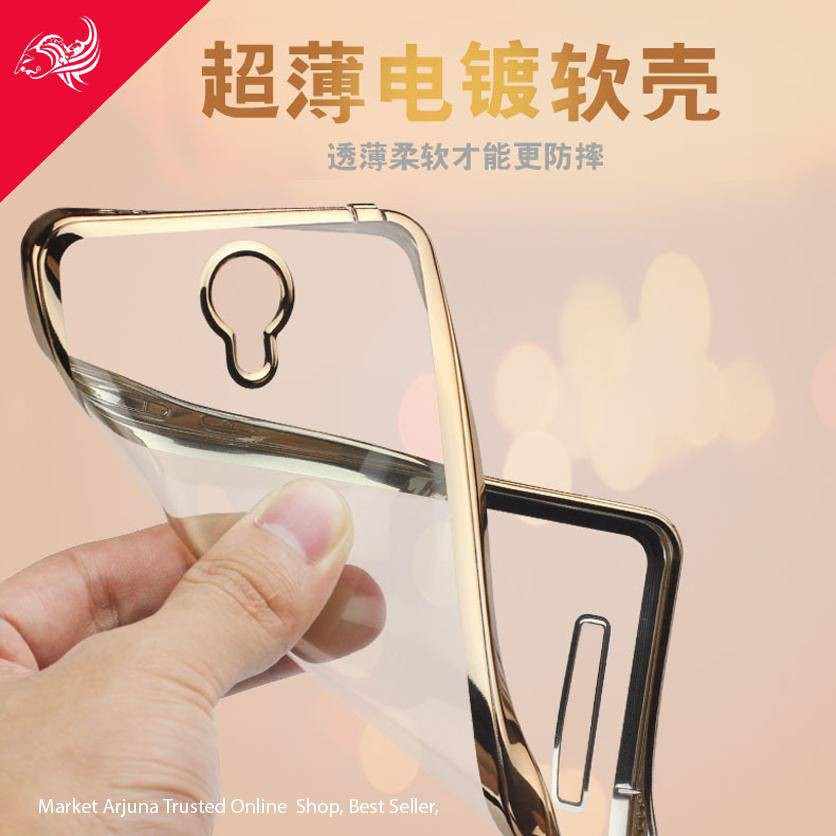 Chrome Case Xiaomi Redmi Note 2 Hard Case Transparan Back Cover Shell