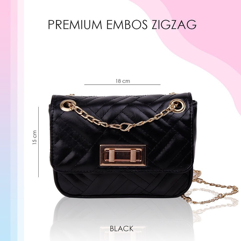 TAS EMBOSS ZIGZAG