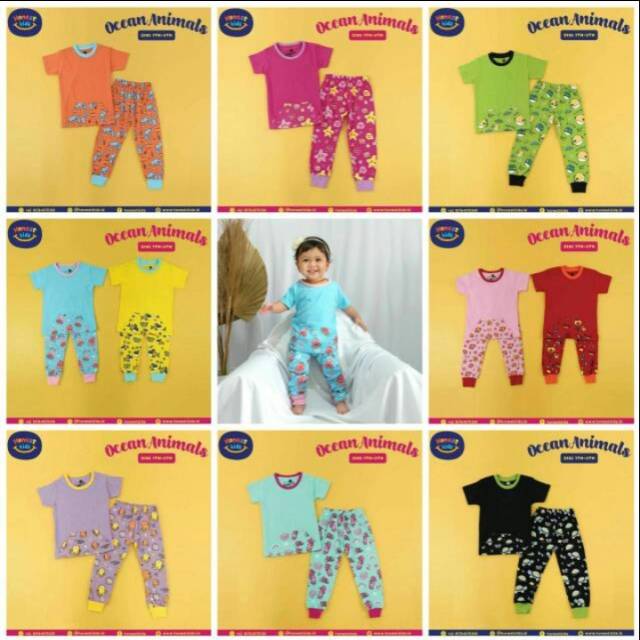 OCEAN ANIMALS BABYSUIT