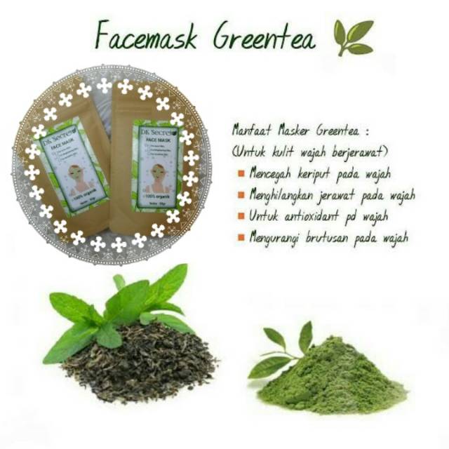 Masker organik greentea