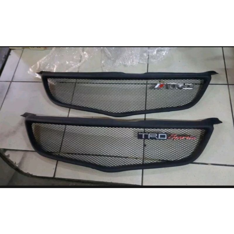 Grill custom jaring Vios limo plus emblem TRD