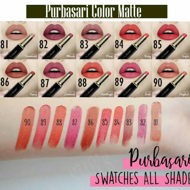 lipstik matte purbasari