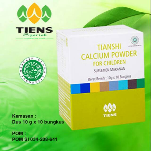 Calcium powder for children