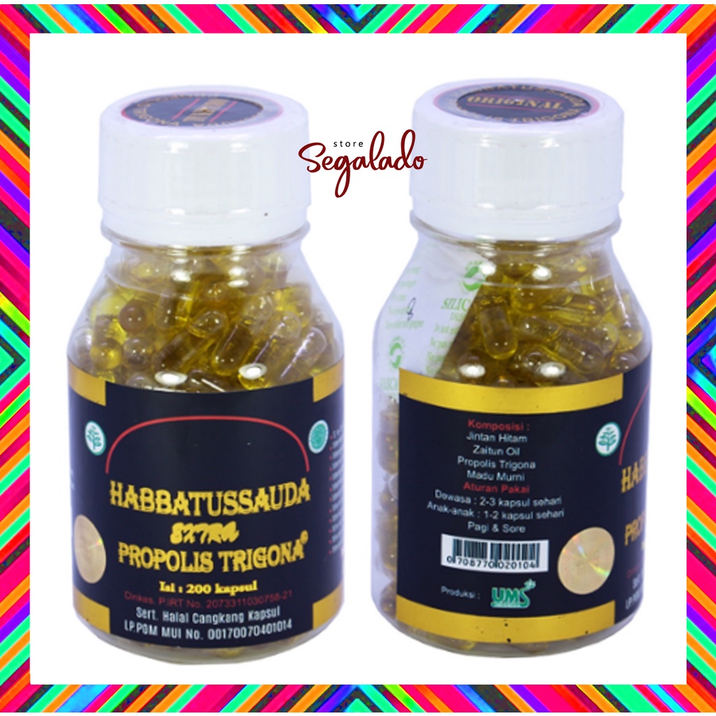 HABATASAUDA EXTRA PROPOLIS TRIGONA 200 KAPSUL
