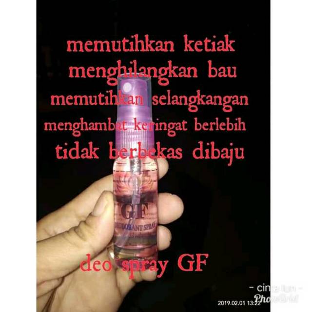 Deo spray GF