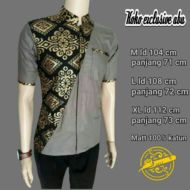Seragam batik pria ekslusif modern