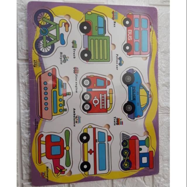 Puzzle kayu edukatif