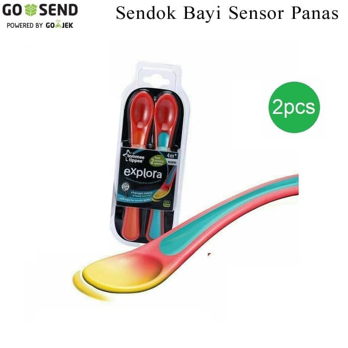 Sendok Bayi Sensor Panas / 2pc heat sensing spoons