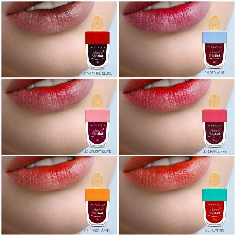 Implora cheek & Liptint-implora vampire blood READY| VAMPIRE BLOOD| 5,5gr