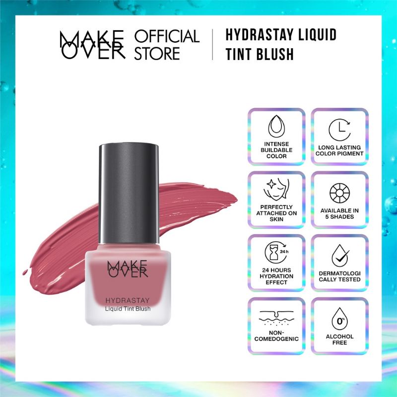 MAKE OVER HYDRASTAY LIQUID TINT BLUSH 15ML