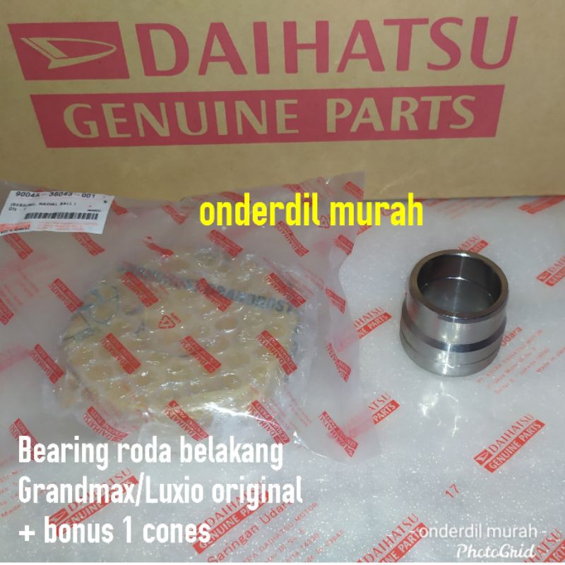 Bearing roda belakang original +cones Grandmax-Luxio