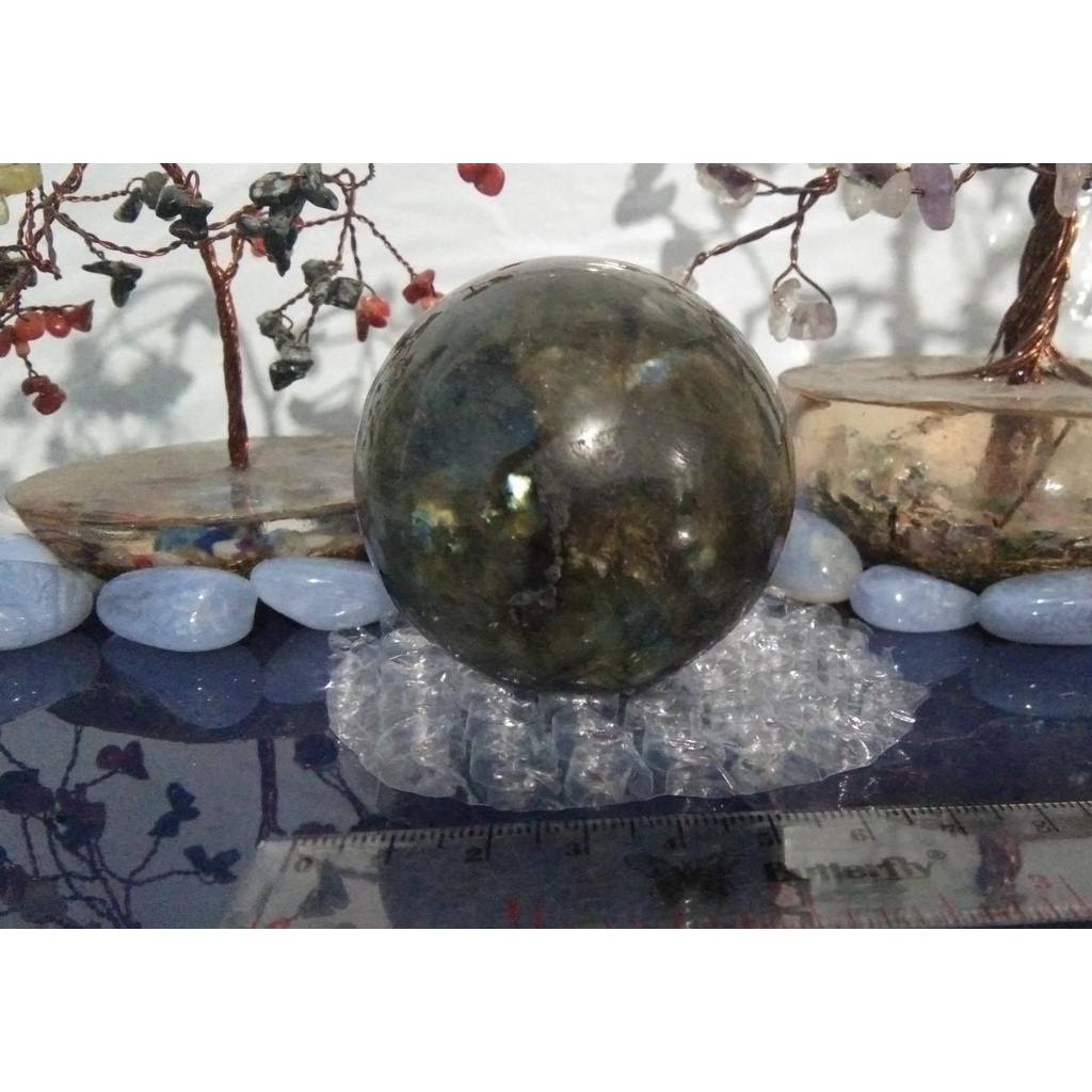Natural Labradorite Sphere 6 cm (2)