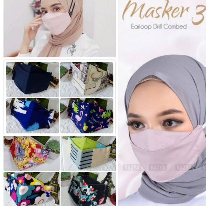 Masker Dewasa 3D 3Ply Earloop