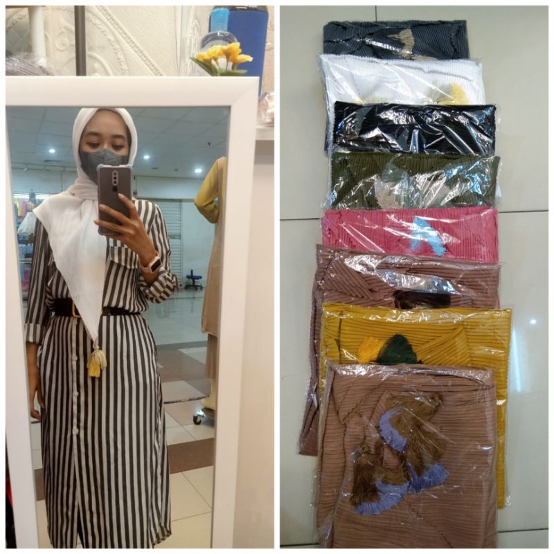 Hijab segi4 plisket
