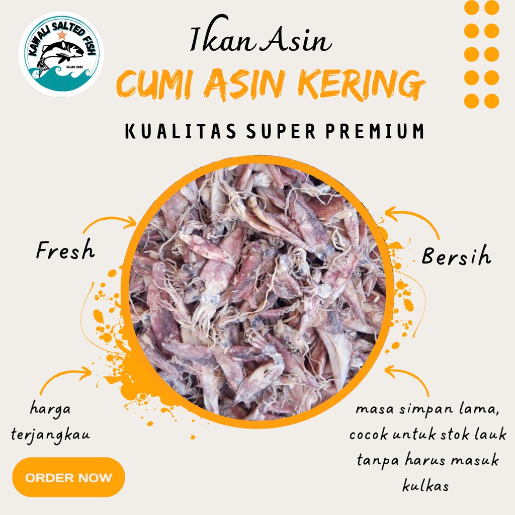 Cumi asin kering 1kg