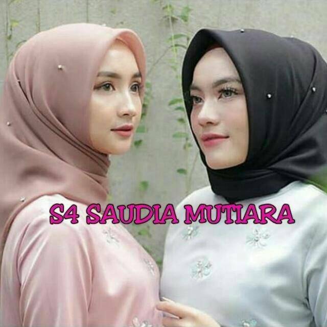 Restock Agustus!!Jilbab Saudia Mutiara Rawis